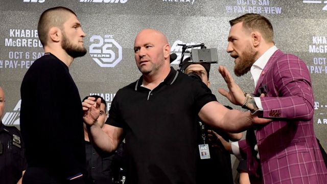 Khabib Nurmagomedov iyo Conor McGregor