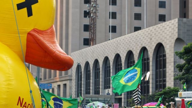 Protesto em São Paulo
