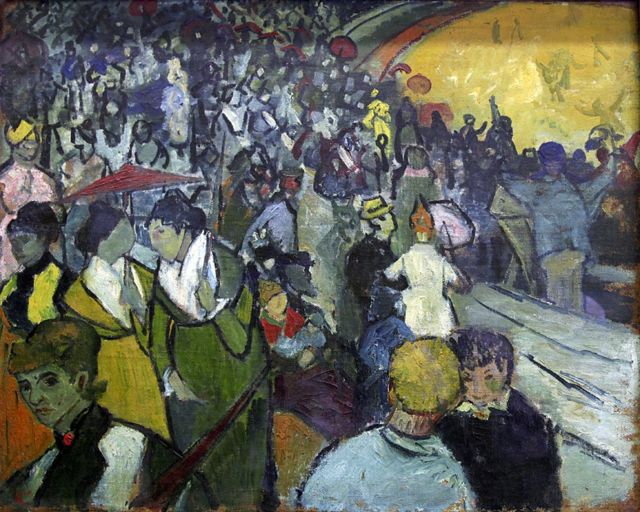"Arena en Arles" de Van Gogh
