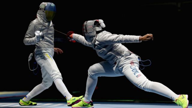 Competencia de esgrima