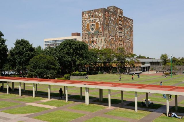 El campus central de la UNAM