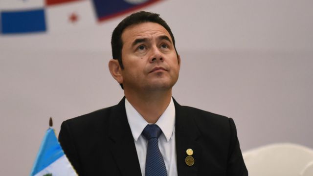Presidente Jimmy Morales de Guatemala