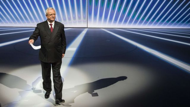 Martin Winterkorn, former Volkswagen chief executive at the Frankfurt Motor Show