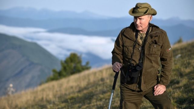 Путін у горах