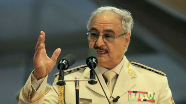Gen Haftar has ordered his forces to advance on Tripoli