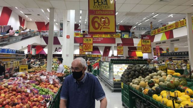 Supermercado en Sao Paulo, Brasil.