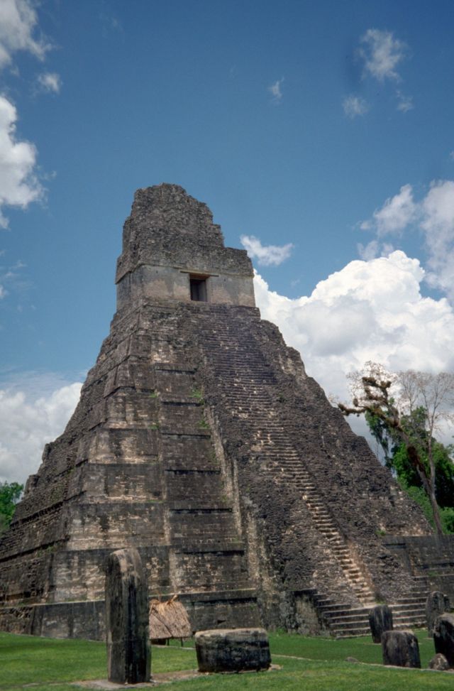 El Templo del Gran Jaguar en Tikal, Guatemala.