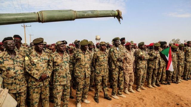 عسكريون سودانيون