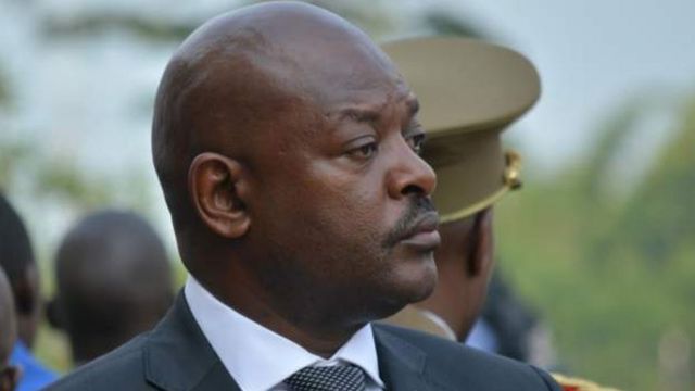 Le Président du Burundi Pierre Nkurunziza.