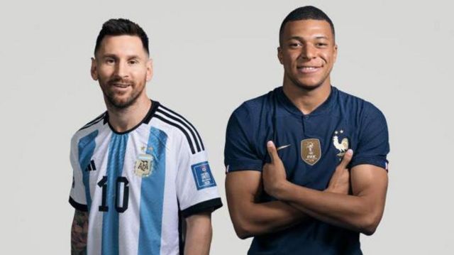 அர்ஜென்டினாவின் லியோனல் மெஸ்ஸி மற்றும் பிரான்சின் கிலியன் எம்பாப்பே