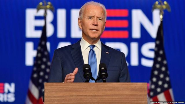 जो बाइडन ने डोनाल्ड ट्रम्प को हराकर जीता अमेरिका का राष्ट्रपति चुनाव, बीबीसी का अनुमान - BBC News हिंदी