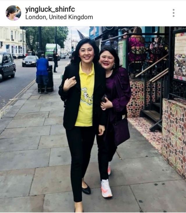 Yingluck in London