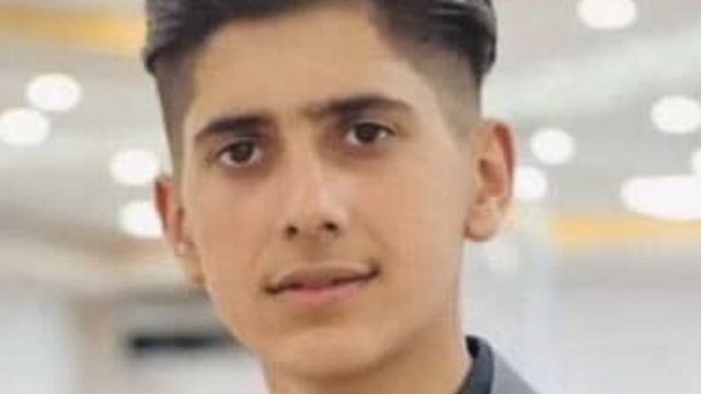 伊朗库尔德族人活动人士称，16岁的库马尔·达罗法塔（Kumar Daroftateh）在示威中遭保安部队人员开枪击中。(photo:BBC)