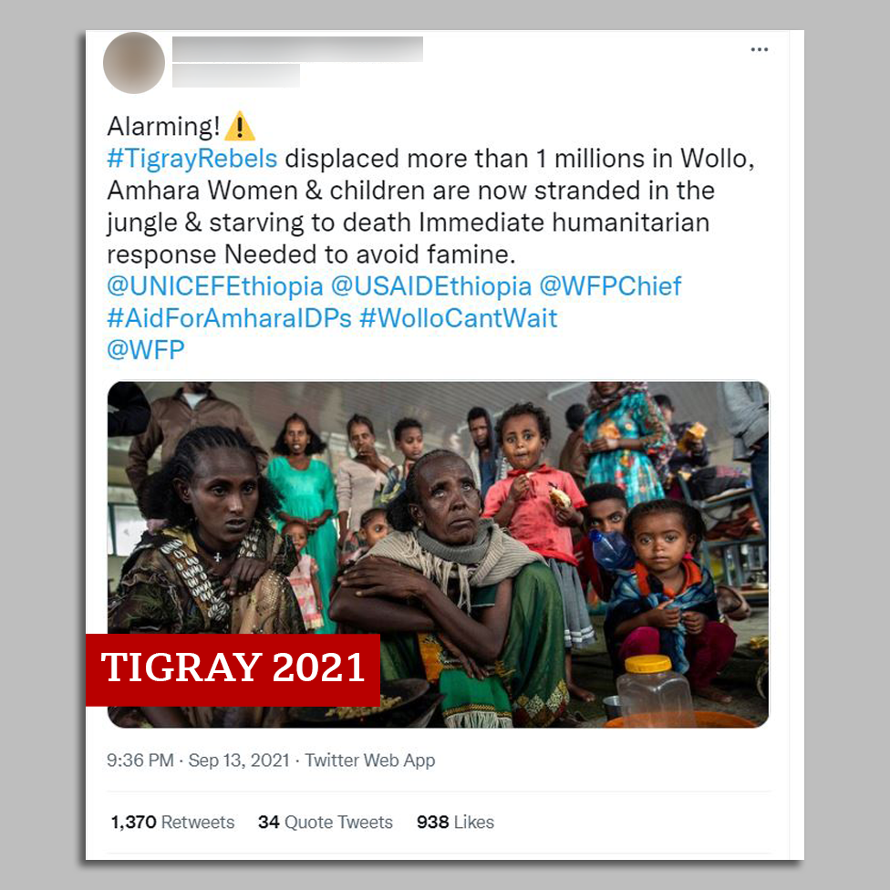 በትግራይ የተፈናቀሉ ሴቶችና ህፃናት