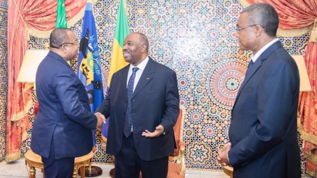Ali Bongo de retour au Gabon en audience.