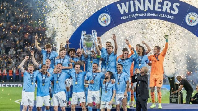 Manchester City: The big numbers behind the Treble - BBC Sport