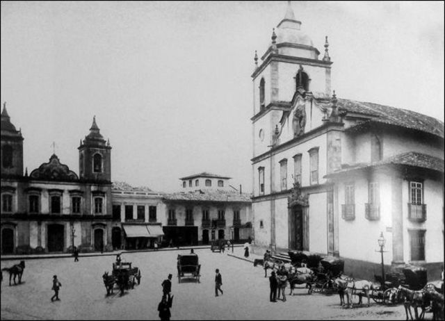 Praça da Sé, final do século 19