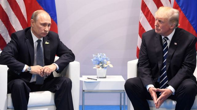 Владимир Путин, Дональд Трамп, встреча на G20 7 июля 2017