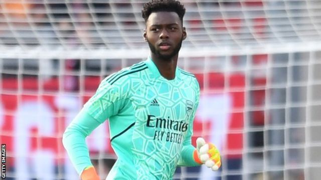 Hibernian vs Arsenal: Arthur Okonkwo make mistake for im debut for di  Gunners pre-season friendly match - BBC News Pidgin