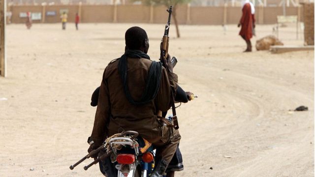 Un soldats de l'armée régulière à Kidal, ville située dans le nord-est du Mali.