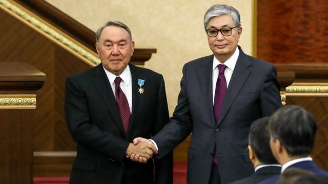 Назарбаев и Токаев