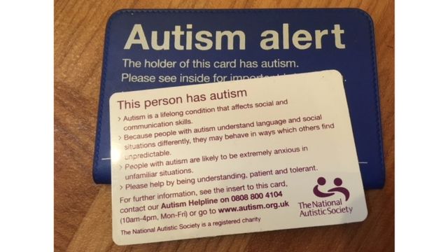 Карточка человека с аутизмом