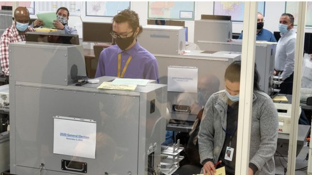 Centro de votación en Miami