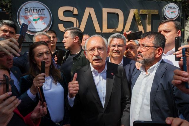 CHP lideri Kılıçdaroğlu, SADAT'a gitti