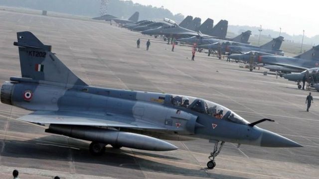 Indian warplanes crossed the border and invaded Pakistan