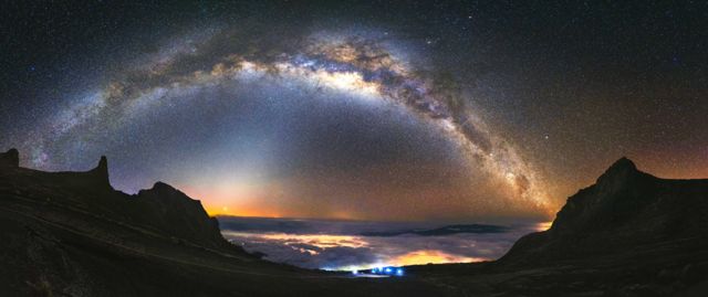 カメラがとらえた満天の星 東南アジアの夜空 cニュース
