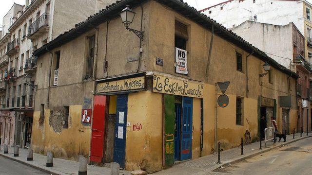 Casa okupa Eskalera Caracola en Madrid, España