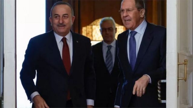 Mevlut Cavusoglu yuko kwenye mazungumzo ya kina na Sergey Lavrov