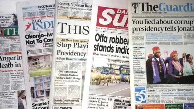 Nigerian Newspaper Headlines: 5 October 2022