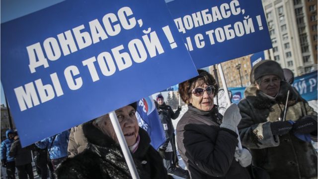 митинг "Единой России" в поддержку ДНР и ЛНР