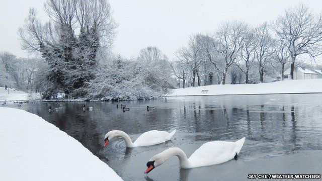 Stunning snow snaps - BBC Weather Watchers