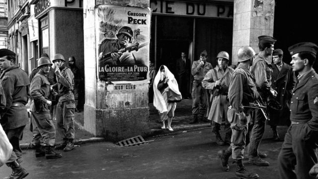 Французские солдаты в Алжире в 1960 году