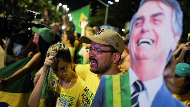 Apoiadores de Jair Bolsonaro