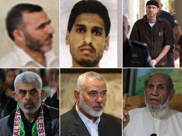 六个哈马斯最著名的领导人