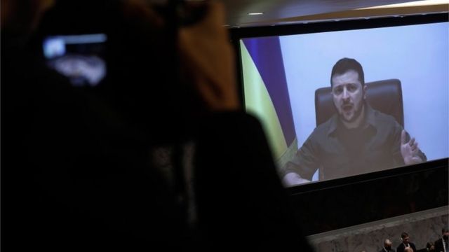 Zelensky ante el Consejo de Seguridad de la ONU