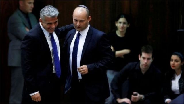 Yair Lapid ve Naftali Bennett