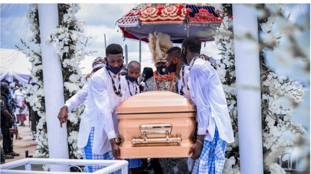 "Burial of OB Lulu Briggs"