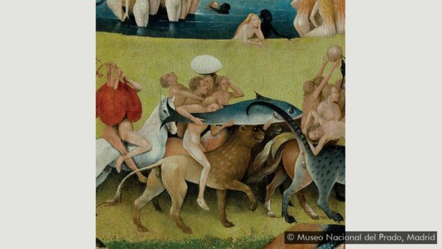 Detalhe de 'O Jardim das Delícias Terrenas', de Bosch