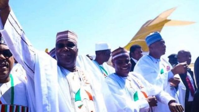 Dan takarar mukamin shugaban kasa a karakashin jam'iyyar PDP Atiku Abubakar