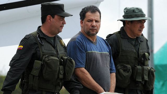 Don Mario, setelah penangkapannya pada tahun 2009.