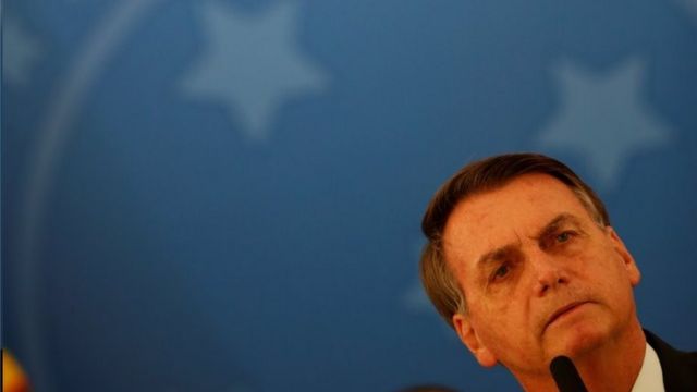 Jair Bolsonaro faz pronunciamento