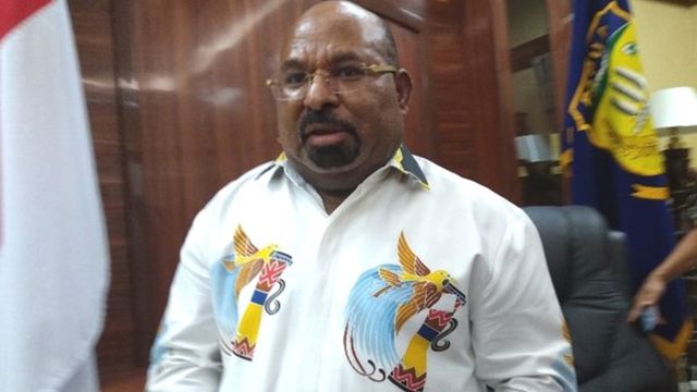 Governor of Papua, Lukas Enembe.