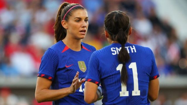 Alex Morgan and Sophia Smith