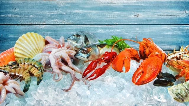 海鲜含有高蛋白、低脂肪以及丰富的不饱和脂肪酸。(photo:BBC)