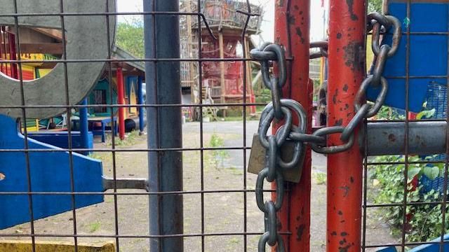 image of the gates at St Paul's Adventure Playground in Bristol