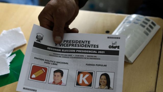 Elecciones En Peru Castillo Mantiene Una Minima Ventaja Sobre Fujimori A Falta De Contar Los Ultimos Votos De Las Presidenciales Bbc News Mundo